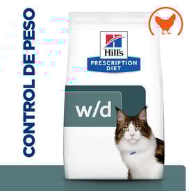 Hill's Prescription Diet w/d Weigth Management Frango ração para gatos